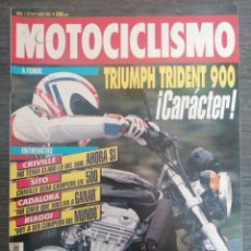 Coches y Motocicletas: MOTOCICLISMO 1272 1992 TRIUMPH TRIDENT 900, CRIVILLÉ, SITO, CADALORA, BIAGGI, PEUGEOT SV 80. Lote 313958418