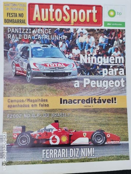 Autos und Motorr&auml;der: 2002 JORNAL AUTO SPORT - RALY DA CATALUNHA - FORMULA 1