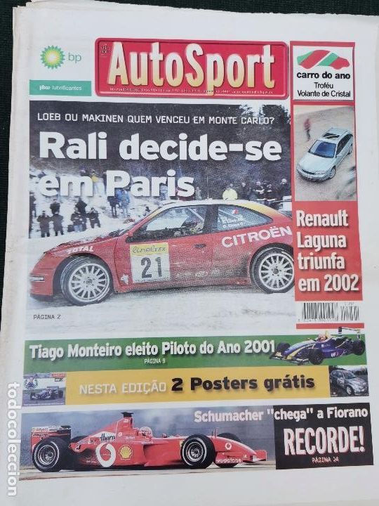 Autos und Motorr&auml;der: 2002 JORNAL AUTO SPORT - RALLY DE MONTE CARLO - RENAULT LAGUNA