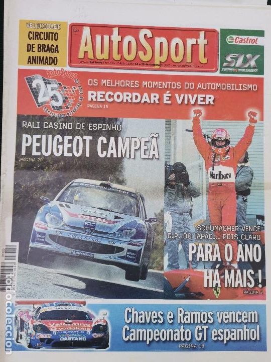 Autos und Motorr&auml;der: 2002 JORNAL AUTO SPORT - CAMPEONATO GT ESPANA - RALLY CASINO DE ESPINHO - GP JAPON
