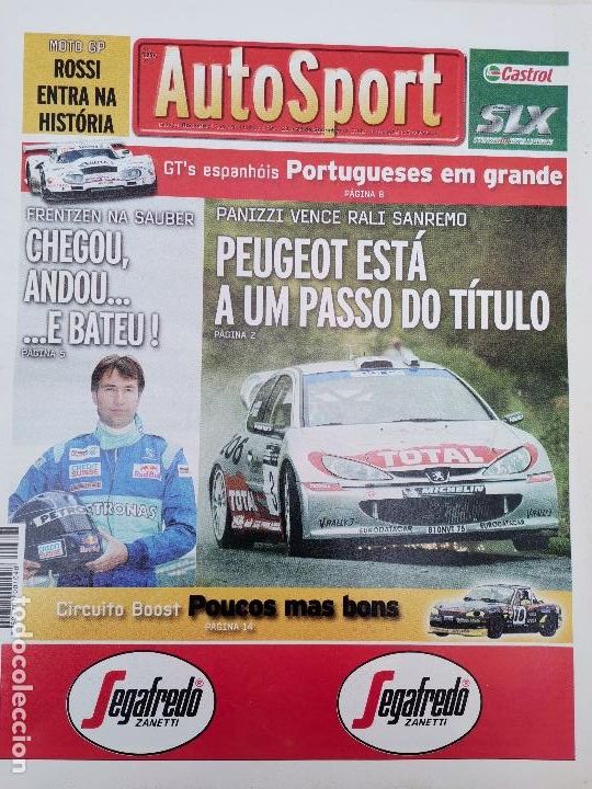Autos und Motorr&auml;der: 2002 JORNAL AUTO SPORT - RALLYE DE SAN REMO - MOTO GP - GT ESPANA