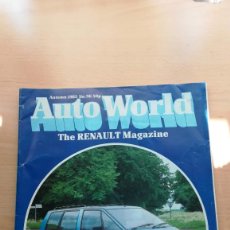 Coches y Motocicletas: REVISTA AUTO WORLD THE RENAULT MAGAZINE Nº 96 OTOÑO 1985 EN INGLES