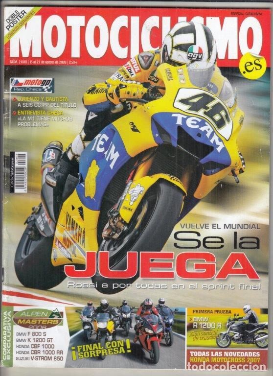 Cars and Motorcycles: REVISTA MOTOCICLISMO N&ordm; 2008 A&Ntilde;O 2006. CONTACTO: BMW R 1200 R.