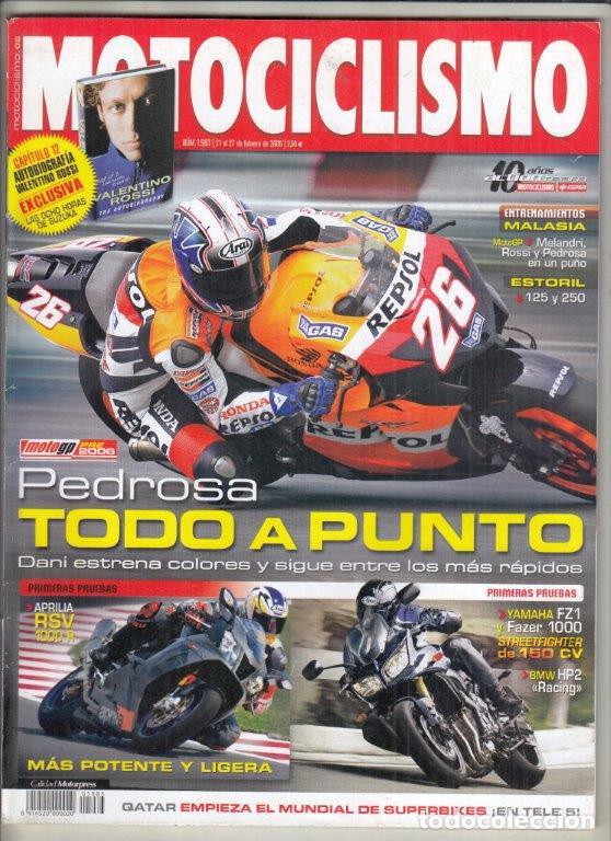 Cars and Motorcycles: REVISTA MOTOCICLISMO N&ordm; 1983 A&Ntilde;O 2006. PRESENTACION: APRILIA RSV MILLE R FACTORY.