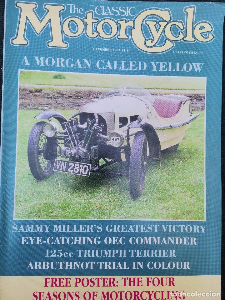 Voitures et Motocyclettes: 1987 REVISTA THE CLASSIC MOTORCYCLE - MORGAN - TRIUMPH 125 CC TERRIER