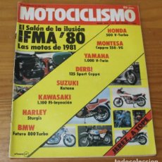Coches y Motocicletas: MOTOCICLISMO 674, 27 SEPTIEMBRE 1980. MONTESA CAPPRA 250, DERBI 125 SPORT COPPA, SUZUKI KATANA...
