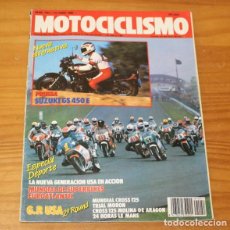 Coches y Motocicletas: MOTOCICLISMO 1051, 14 ABRIL 1988. SUZUKI GS 450 E, GUZZI 8 V, BMW K 100 CLINIC, RAID LLUÇANES...