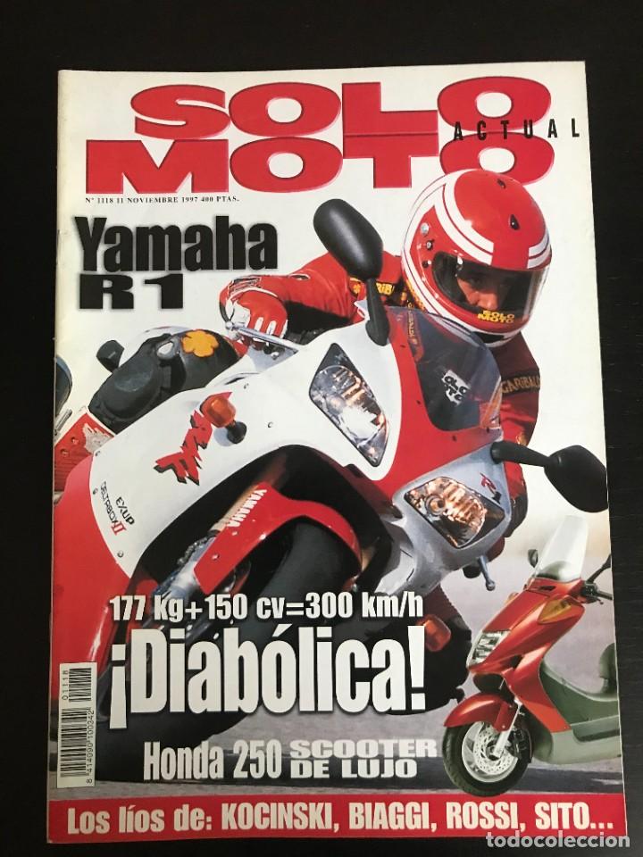 Coches y motocicletas: SOLO MOTO N&ordm; 1118 - YAMAHA YZF R1 HONDA CB 500 S FORESIGHT 250 MONTESA COTA 315 R KTM EXC 250 DERBI