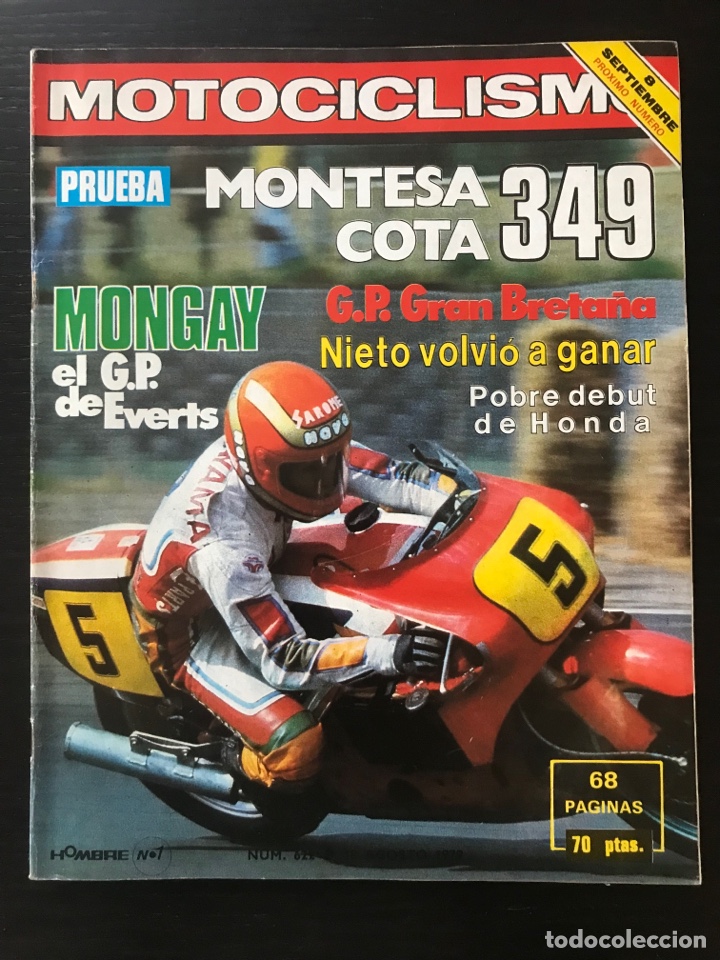 Coches y Motocicletas: MOTOCICLISMO N&ordm; 622 - AGOS 1979 - MONTESA COTA 349 / CAPPRA 125 CROSS / GP GRAN BRETA&Ntilde;A