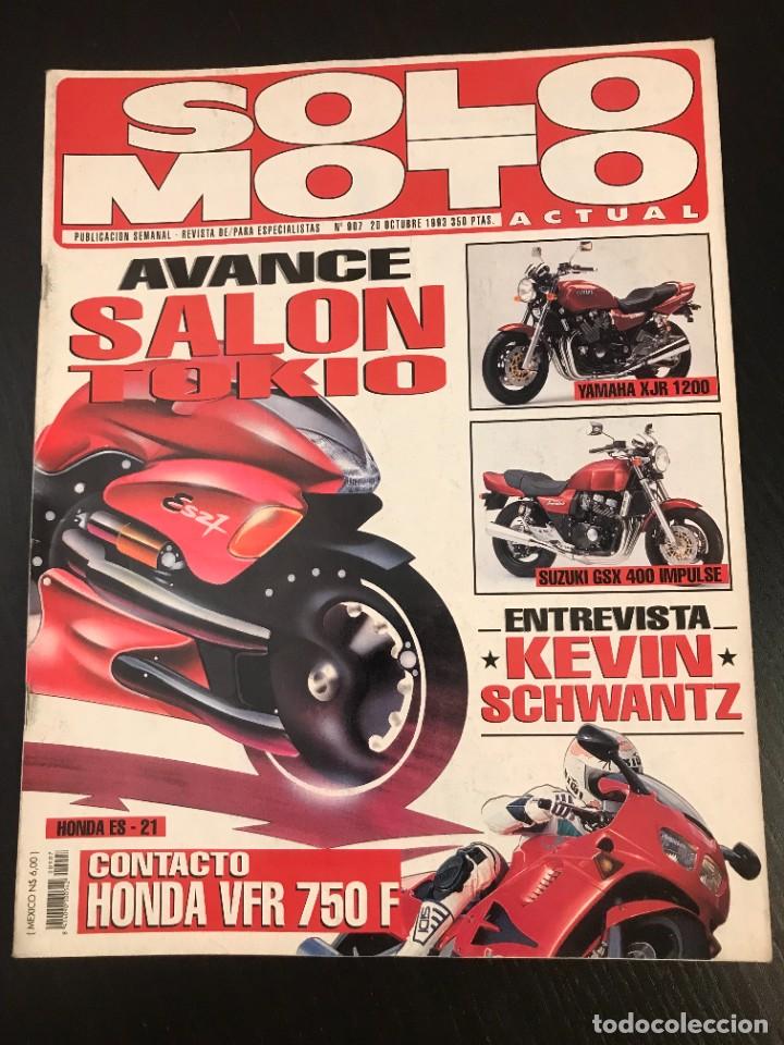 Autos und Motorr&auml;der: SOLO MOTO N&ordm; 907 - HONDA VFR 750 F KEVIN SCHWANTZ PIAGGIO VESPINO F9 ENDURO TRIAL MOTOCROSS MOTO GP