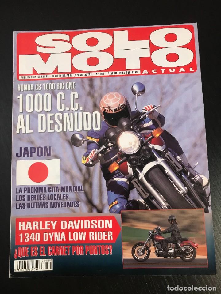 Cars and Motorcycles: SOLO MOTO N&ordm; 880 - HONDA CB 1000 BIG ONE HARLEY 1340 DYNA LOW RIDER HONDA RTL TRIAL GILERA RT 50 R