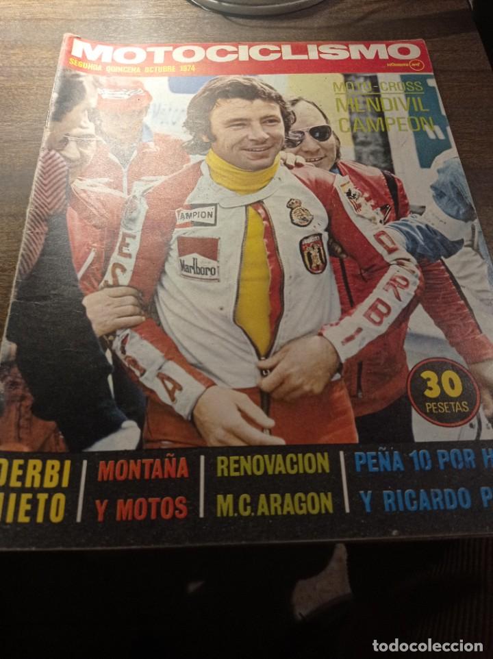 Automobili e Motociclette: Antigua revista Motociclismo a&ntilde;o 74 portada &Aacute;ngel Nieto