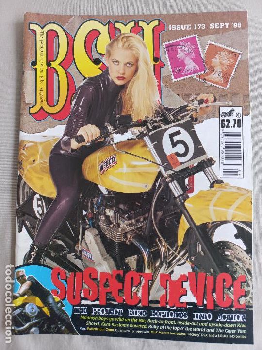 Cars and Motorcycles: BSH BACK STREET HEROES. Issue No 173 september 1998 THE EUROPEAN CUSTOM BIKE MAGAZINE. REVISTA MOTOS