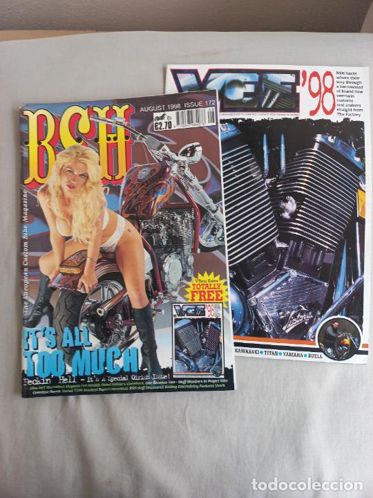 Cars and Motorcycles: BSH BACK STREET HEROES Issue No 172 august 1998+VEE THE EUROPEAN CUSTOM BIKE MAGAZINE. REVISTA MOTOS