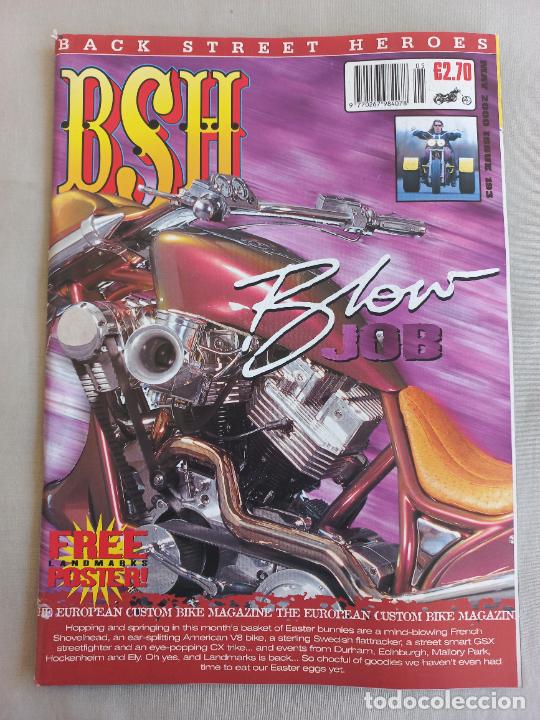 Voitures et Motocyclettes: BSH BACK STREET HEROES Issue No 193 MAY 2000. THE EUROPEAN CUSTOM BIKE MAGAZINE REVISTA MOTOS