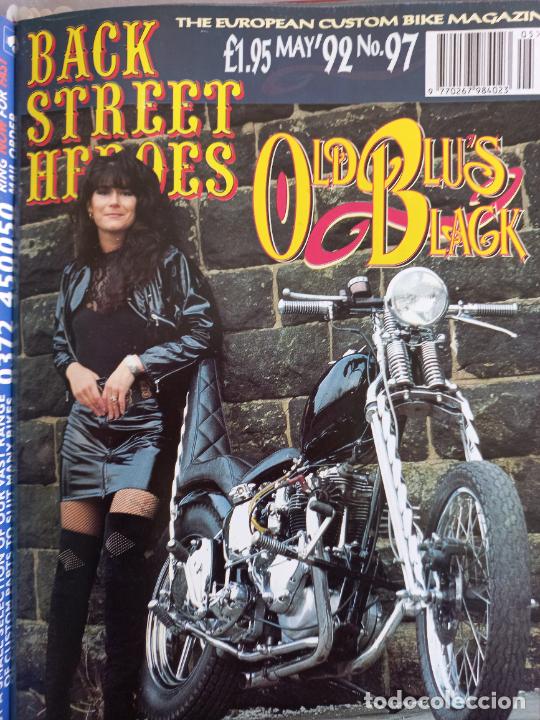 Carros e motociclos: BSH BACK STREET HEROES Issue No 97 MAY 92 1992. THE EUROPEAN CUSTOM BIKE MAGAZINE REVISTA MOTOS