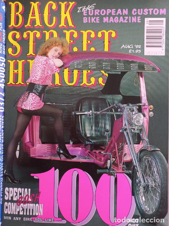 Carros e motociclos: BSH BACK STREET HEROES Issue No 100 AUGUST 92 1992. THE EUROPEAN CUSTOM BIKE MAGAZINE REVISTA MOTOS