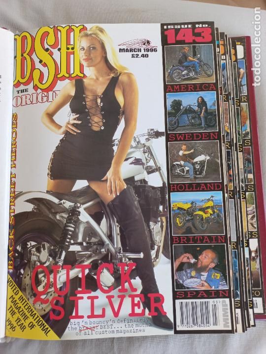 Carros e motociclos: BSH BACK STREET HEROES Issue No 143 MARCH 1996. THE EUROPEAN CUSTOM BIKE MAGAZINE REVISTA MOTOS