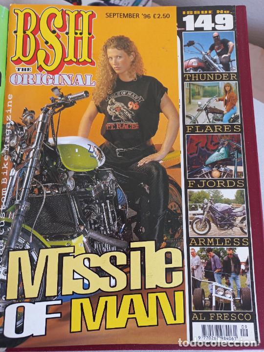 Carros e motociclos: BSH BACK STREET HEROES Issue No 149 SEPTEMBE 96 1996 THE EUROPEAN CUSTOM BIKE MAGAZINE REVISTA MOTOS