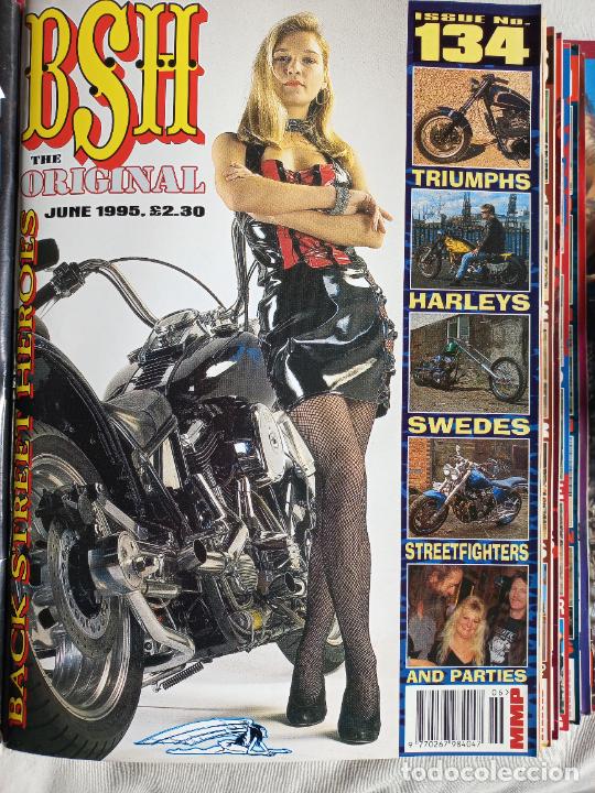 Carros e motociclos: BSH BACK STREET HEROES Issue No 134 JUNE 95 1995. THE EUROPEAN CUSTOM BIKE MAGAZINE REVISTA MOTOS