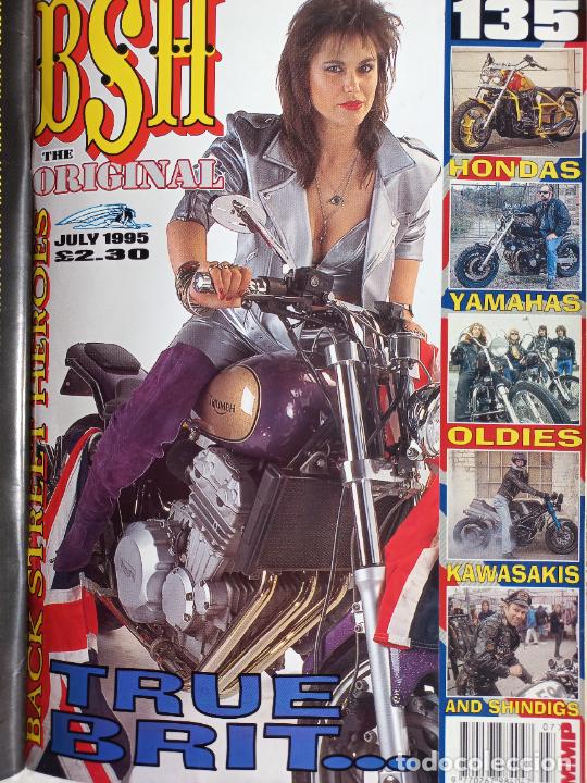 Carros e motociclos: BSH BACK STREET HEROES Issue No 135 JULY 95 1995. THE EUROPEAN CUSTOM BIKE MAGAZINE REVISTA MOTOS