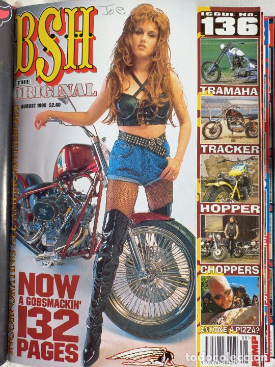Carros e motociclos: BSH BACK STREET HEROES Issue No 136 AUGUST 95 1995. THE EUROPEAN CUSTOM BIKE MAGAZINE REVISTA MOTOS