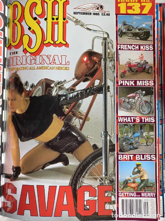 Carros e motociclos: BSH BACK STREET HEROES Issue No 137 SEPTEMBER 1995 THE EUROPEAN CUSTOM BIKE MAGAZINE REVISTA MOTOS