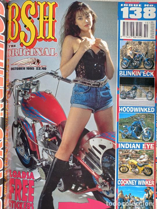 Carros e motociclos: BSH BACK STREET HEROES Issue No 138 OCTOBER 1995 THE EUROPEAN CUSTOM BIKE MAGAZINE REVISTA MOTOS