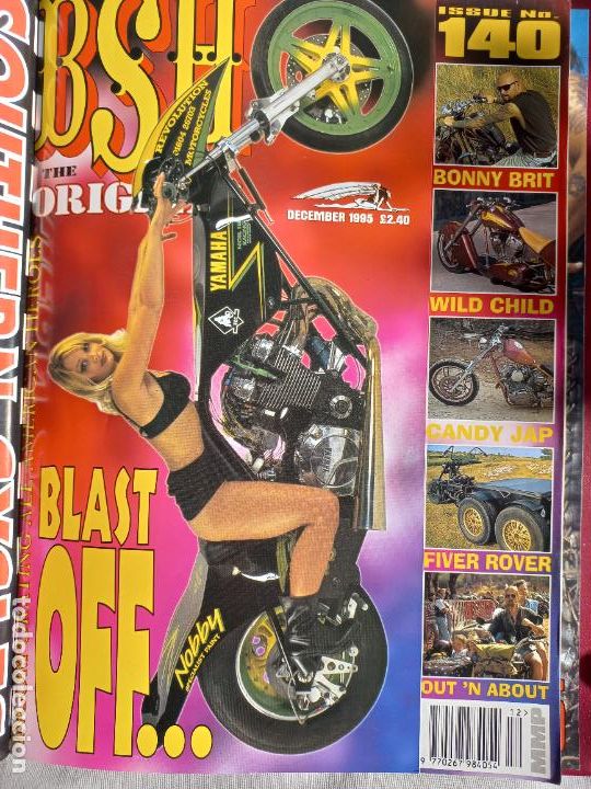 Carros e motociclos: BSH BACK STREET HEROES Issue No 140 DECEMBER 1995 THE EUROPEAN CUSTOM BIKE MAGAZINE REVISTA MOTOS