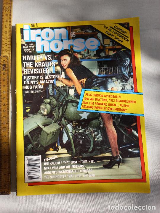 Carros e motociclos: IRON HORSE NO 65 MAY 87 1987 CUSTOM BIKE MOTORCICLE MAGAZINE REVISTA MOTOS EROTICA