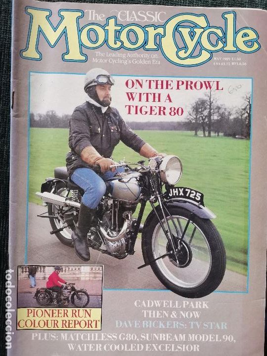 Carros e motociclos: 1989 REVISTA THE CLASSIC MOTORCYCLE - TRIUMPH TIGER 80 - MATCHLESS G80 - SUNBEAM MODEL 90