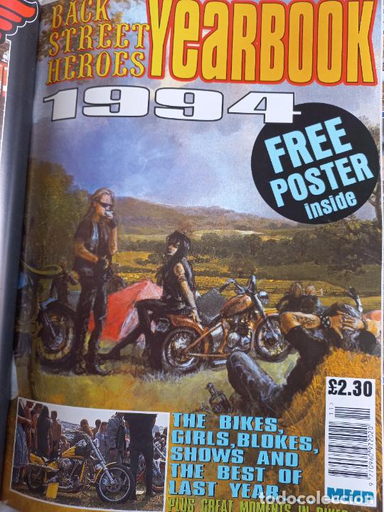 Voitures et Motocyclettes: BSH BACK STREET HEROES YEARBOOK, YEAR BOOK 1994 THE EUROPEAN CUSTOM BIKE MAGAZINE CON DOS POSTERS