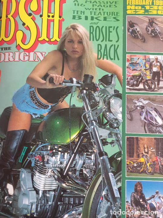 Voitures et Motocyclettes: BSH BACK STREET HEROES Issue No 130 FEBRUARY 1995 THE EUROPEAN CUSTOM BIKE MAGAZINE REVISTA MOTOS
