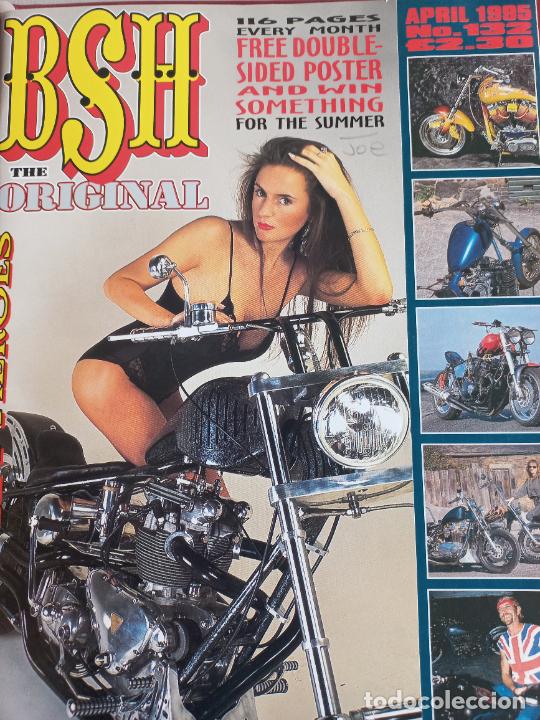 Voitures et Motocyclettes: BSH BACK STREET HEROES Issue No 132 APRIL 1995 THE EUROPEAN CUSTOM BIKE MAGAZINE CON DOS POSTERS
