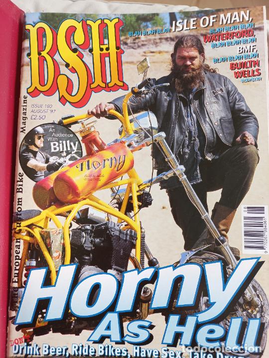 Voitures et Motocyclettes: BSH BACK STREET HEROES Issue No 160 AUGUST 97 1997 THE EUROPEAN CUSTOM BIKE MAGAZINE REVISTA MOTOS