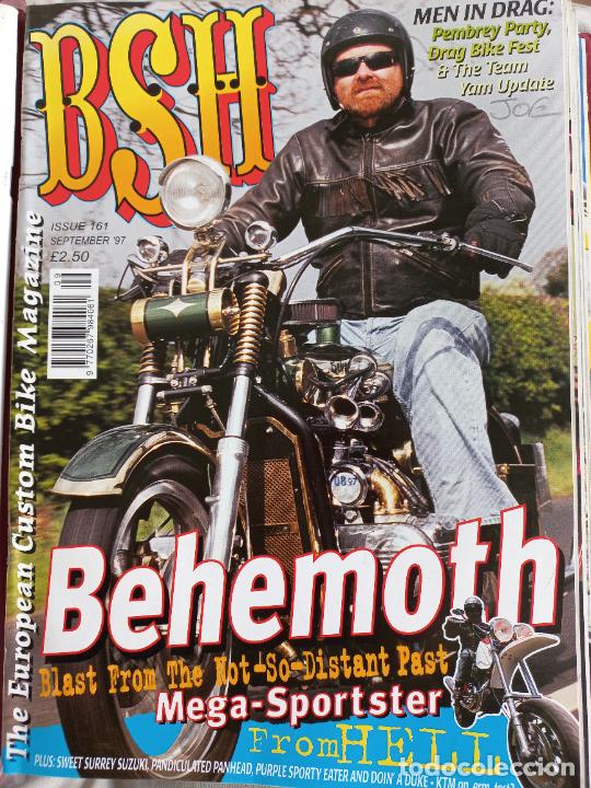 Voitures et Motocyclettes: BSH BACK STREET HEROES Issue No 161 SEPTEMBER 97 1997 THE EUROPEAN CUSTOM BIKE MAGAZINE REVISTA MOTO