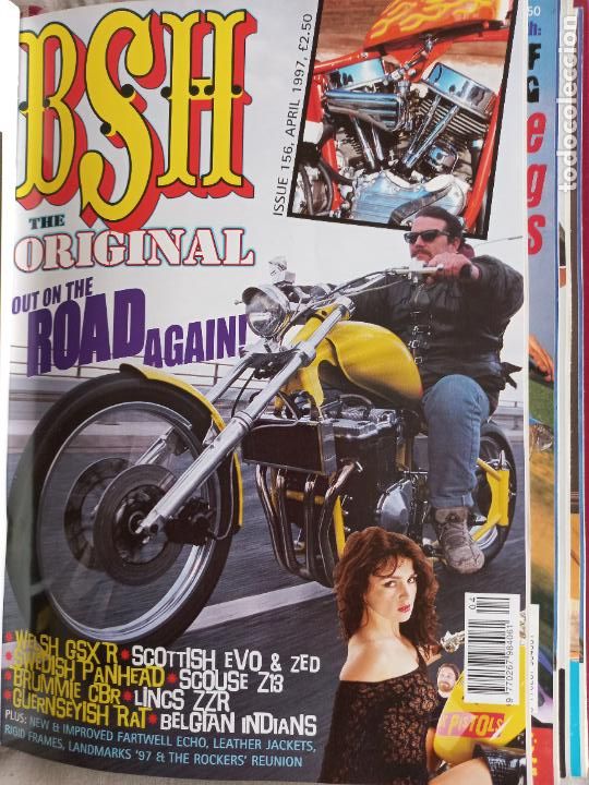 Voitures et Motocyclettes: BSH BACK STREET HEROES Issue No 156 APRIL 97 1997 THE EUROPEAN CUSTOM BIKE MAGAZINE SEX PISTOLS POST