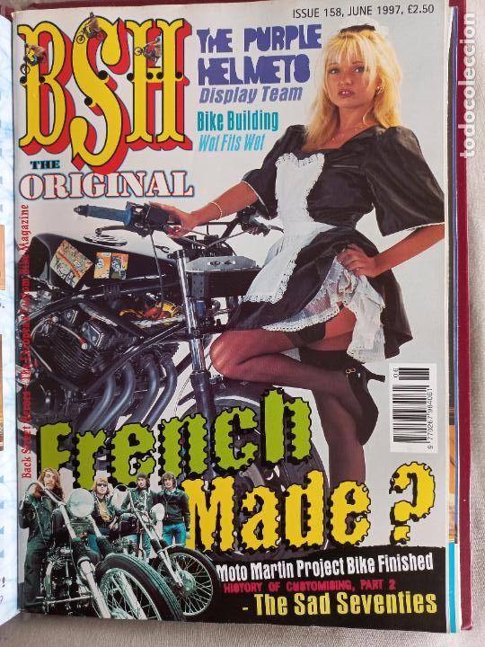 Carros e motociclos: BSH BACK STREET HEROES Issue No 158 JUNE 97 1997 THE EUROPEAN CUSTOM BIKE MAGAZINE CON POSTER MOTOS
