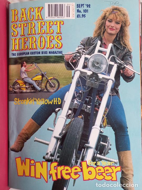Carros e motociclos: BSH BACK STREET HEROES Issue No 101 SEPTEMBER 1992 THE EUROPEAN CUSTOM BIKE MAGAZINE CON POSTER MOTO