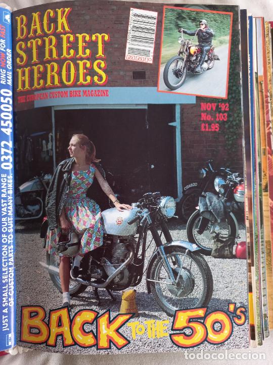 Carros e motociclos: BSH BACK STREET HEROES Issue No 103 NOVEMBER 1992 THE EUROPEAN CUSTOM BIKE MAGAZINE CON POSTER MOTO