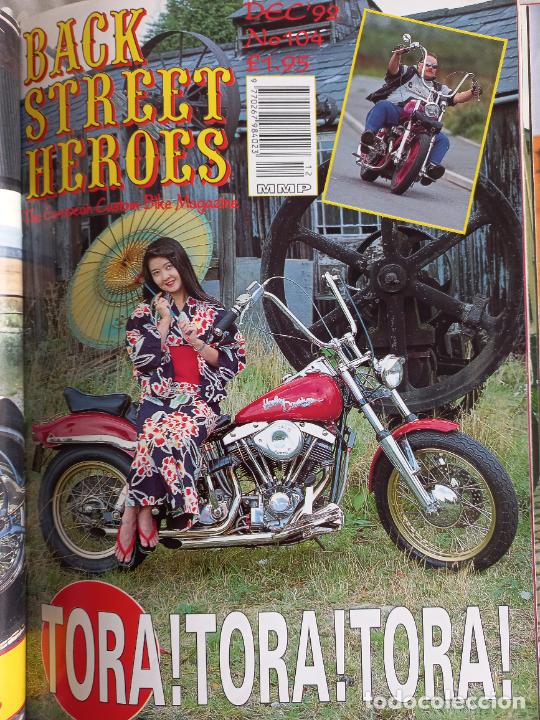 Carros e motociclos: BSH BACK STREET HEROES Issue No 104 DECEMBER 1992 THE EUROPEAN CUSTOM BIKE MAGAZINE CON POSTER MOTO