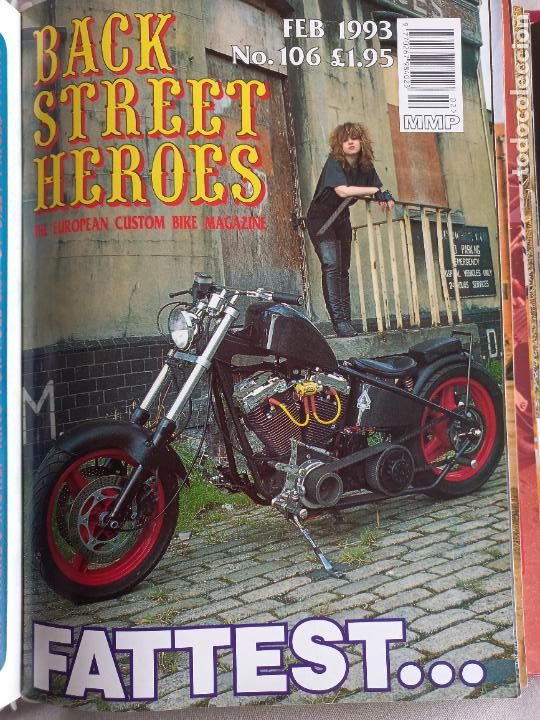Carros e motociclos: BSH BACK STREET HEROES Issue No 103 FEBRUARY 1993 THE EUROPEAN CUSTOM BIKE MAGAZINE CON POSTER MOTOS