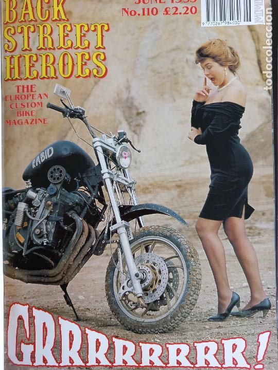 Carros e motociclos: BSH BACK STREET HEROES Issue No 110 JUNE 1993 THE EUROPEAN CUSTOM BIKE MAGAZINE CON 2 POSTER MOTOS
