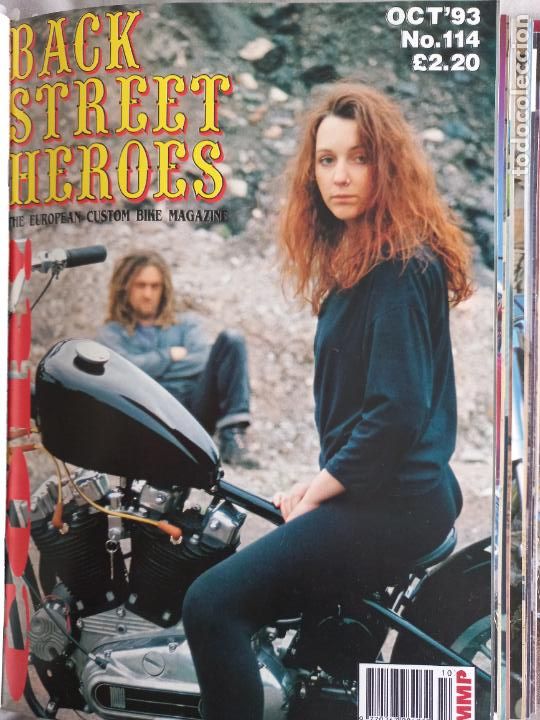 Carros e motociclos: BSH BACK STREET HEROES Issue No 114 OCTOBER 1993 THE EUROPEAN CUSTOM BIKE MAGAZINE CON POSTER MOTO