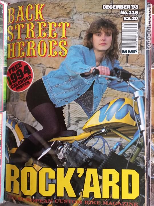 Carros e motociclos: BSH BACK STREET HEROES Issue No 116 DECEMBER 1993 THE EUROPEAN CUSTOM BIKE MAGAZINE + 2 POSTER MOTO