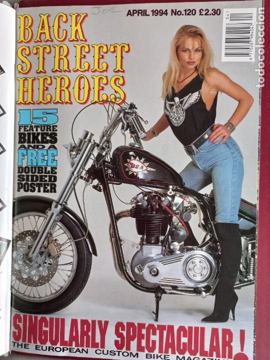 Carros e motociclos: BSH BACK STREET HEROES Issue No 120 APRIL 1994 THE EUROPEAN CUSTOM BIKE MAGAZINE CON 2 POSTER MOTO