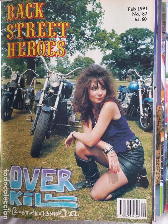 Carros e motociclos: BSH BACK STREET HEROES Issue No 82 FEBRUARY 91 1991 THE EUROPEAN CUSTOM BIKE MAGAZINE CON POSTER