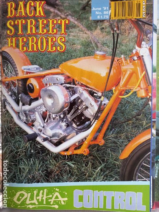Carros e motociclos: BSH BACK STREET HEROES Issue No 86 JUNE 91 1991 THE EUROPEAN CUSTOM BIKE MAGAZINE CON POSTER MOTOS