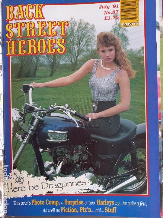Carros e motociclos: BSH BACK STREET HEROES Issue No 87 JULY 91 1991 THE EUROPEAN CUSTOM BIKE MAGAZINE CON POSTER MOTOS