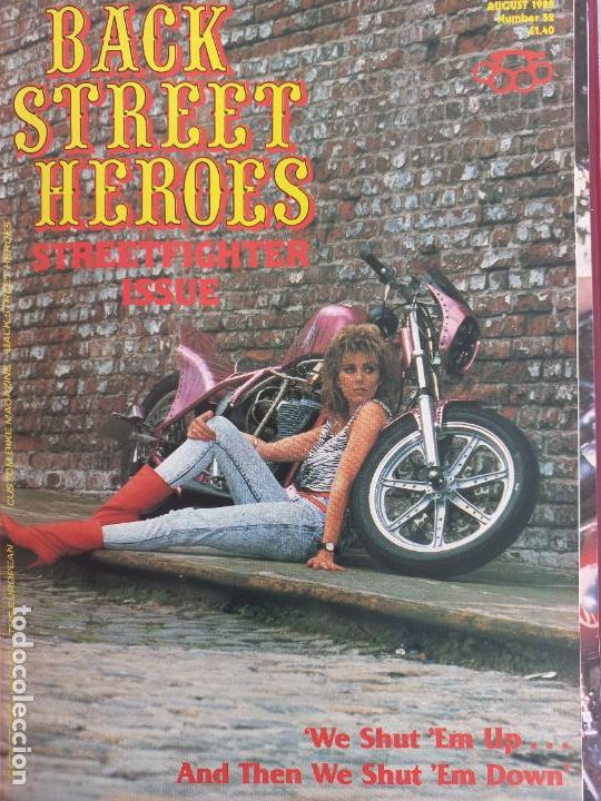 Carros e motociclos: BSH BACK STREET HEROES Issue No 52 august 88 1988 THE EUROPEAN CUSTOM BIKE MAGAZINE CON POSTER MOTOS